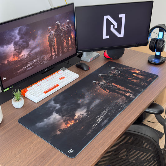 Deskmat Mousepad Numlock BF Squad Alpha Zero 4mm Margini Cusute