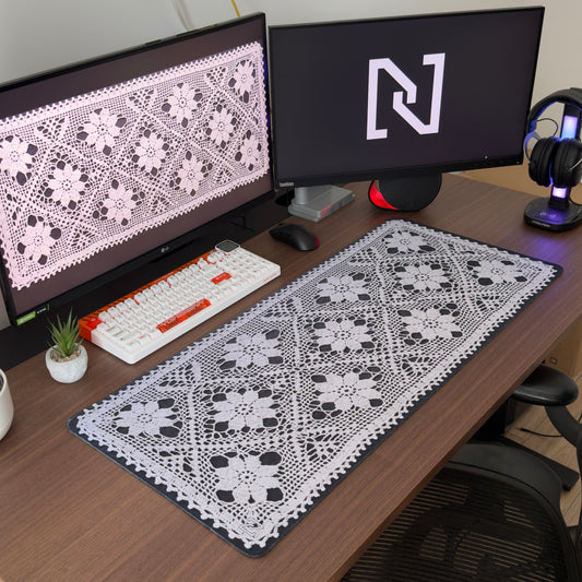 Deskmat Mousepad Numlock Mileul bunicii 4mm margini cusute