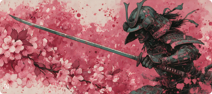 Deskmat Mousepad Numlock 3 Fingers Pink Sakura Samurai 4mm Margini Cusute