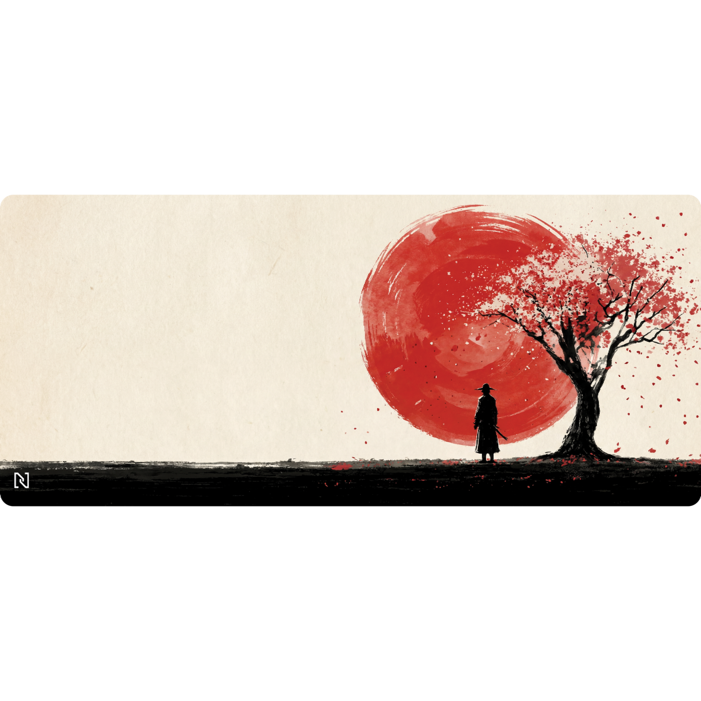 Deskmat Mousepad Numlock Red Eclipse 4mm Margini Cusute