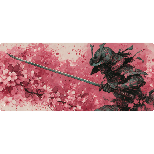 Deskmat Mousepad Numlock 3 Fingers Pink Sakura Samurai 4mm Margini Cusute